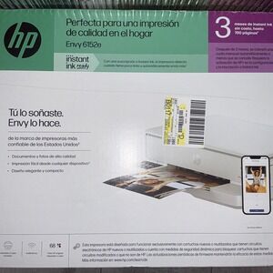 New Hp 6152e Wireless All In One Color Inkjet Printer,scanner,copier